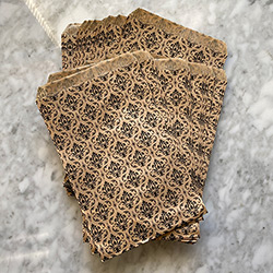 Buy a Damask Paper Bag at The Surf Haberdashery