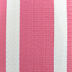 Buy Chair Webbing, in Pink & White Stripe at The Surf Haberdashery