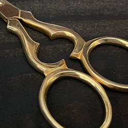 Buy a French Ornate Scissor, in 24kt Gold over Stainless Steel at The Surf Haberdashery