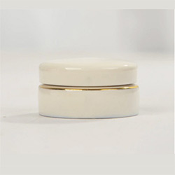 Buy a Ceramic Lip Balm Jar, with a Twist Lid in Ivory at The Surf Haberdashery