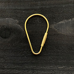 Buy a Carabiner for Quickly Changing Car Keys, Made of solid brass at The Surf Haberdashery
